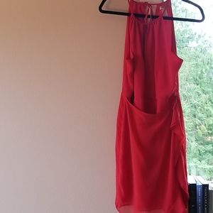 Dress red, worn once